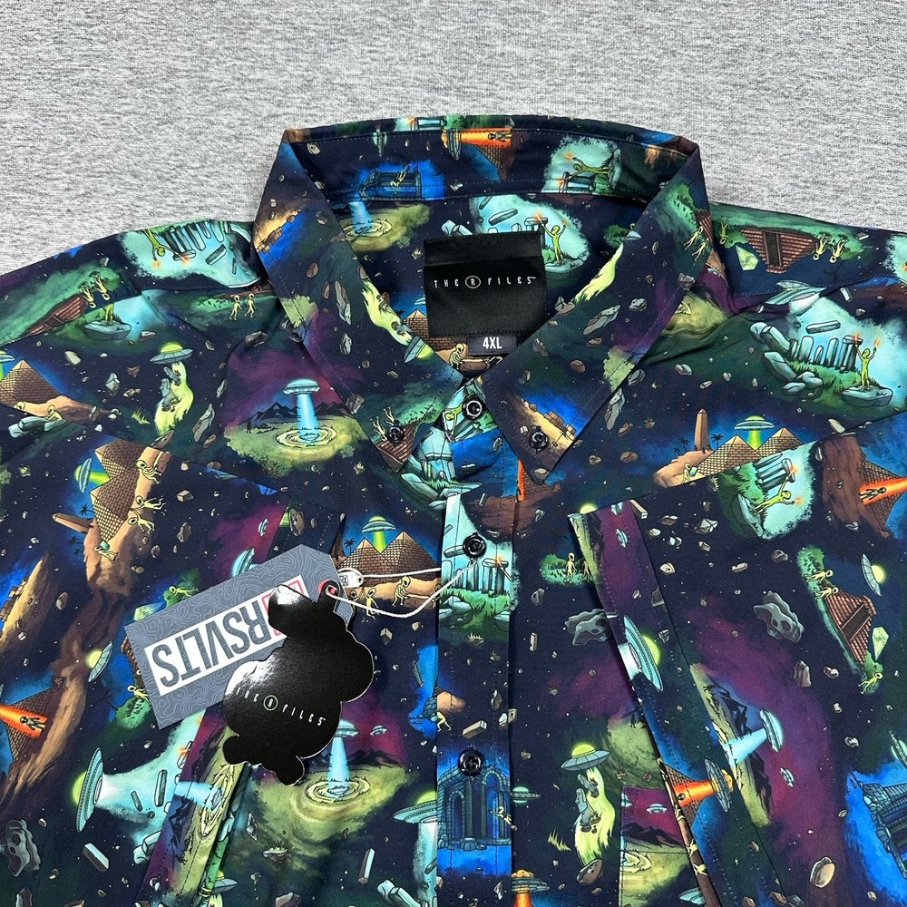 RSVLTS Shirt Mens 4XL I'm Not Saying It Was Aliens Stretch Short Sleeve NEW